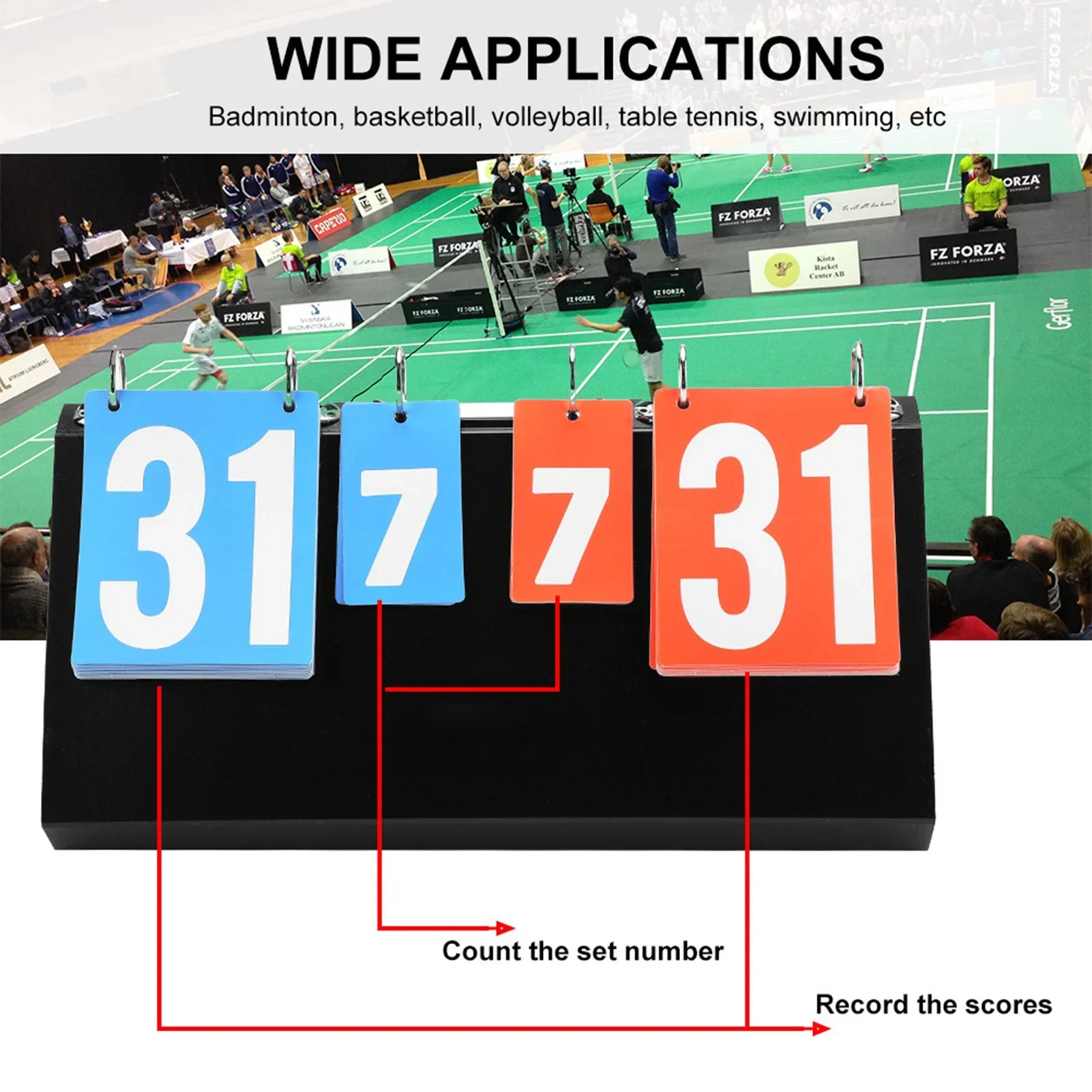 4 Digit Sports Competition Sco - Badminton Score บทวิจารณ์และราคา