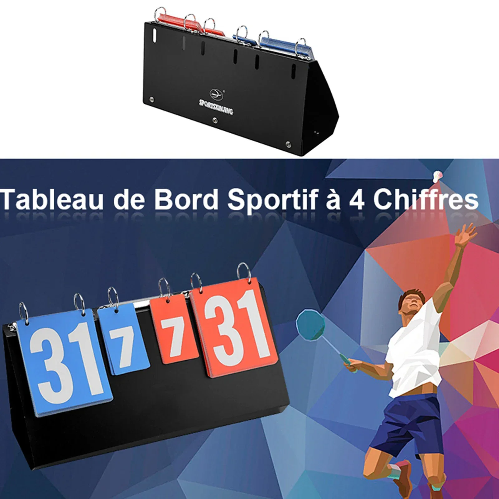 4 Digit Sports Competition Sco - Badminton Score บทวิจารณ์และราคา