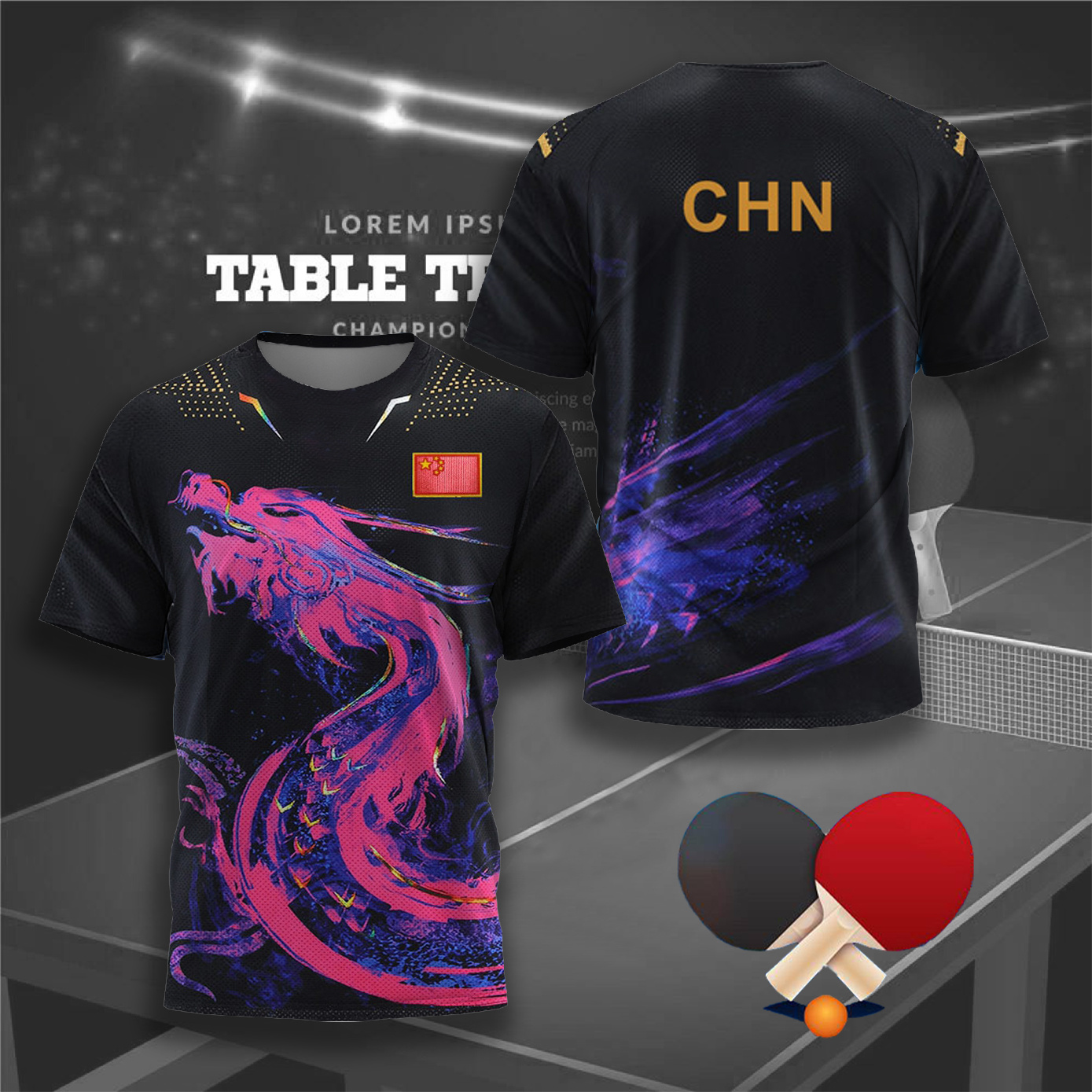 CHINA Dragon Table Tennis Grap - Badminton Asia บทวิจารณ์และราคา