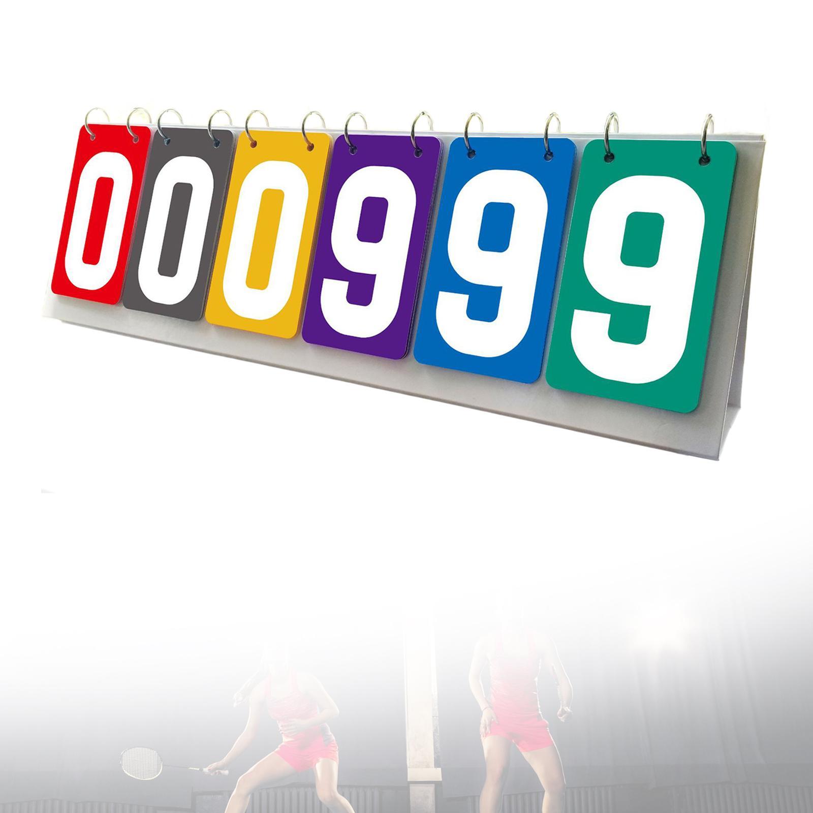 Scoreboard Score Flip Cards Sc - Badminton Score บทวิจารณ์และราคา
