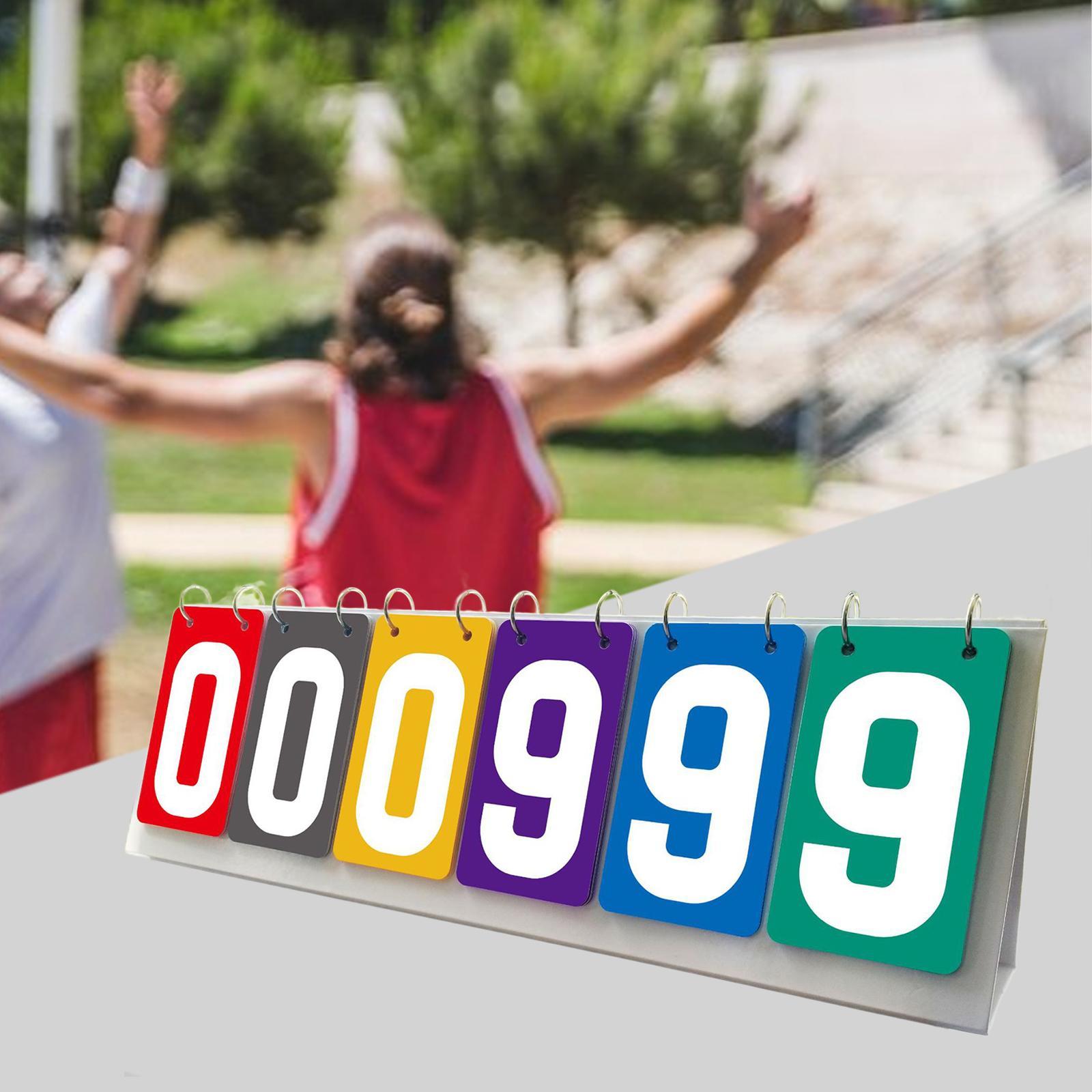 Scoreboard Score Flip Cards Sc - Badminton Score บทวิจารณ์และราคา