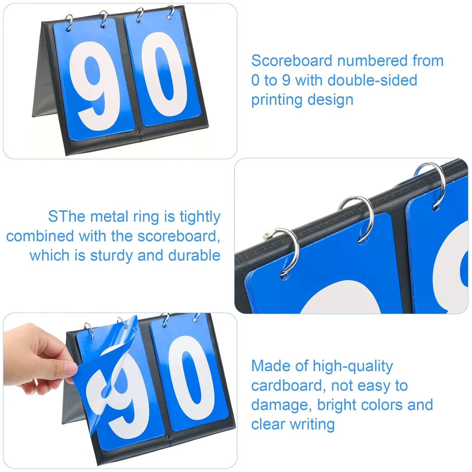2 Pcs Scoreboard Flipper - 2 D - Badminton Score บทวิจารณ์และราคา